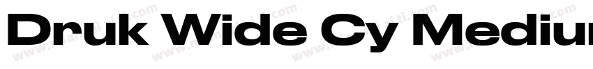 Druk Wide Cy Medium Regular字体转换